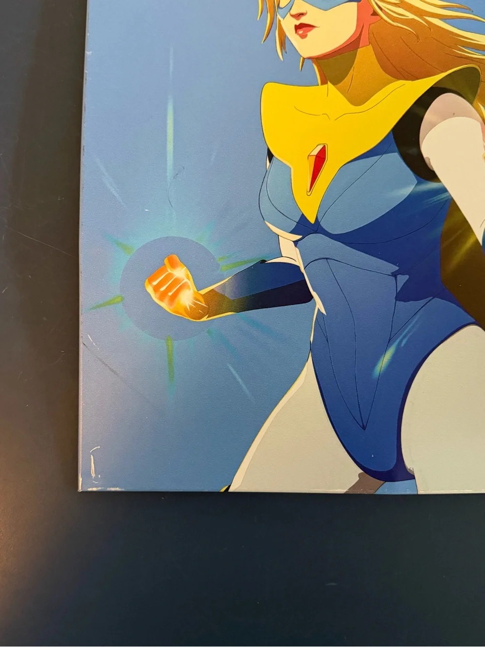 Displate Special Order 12x17” Metal Dispatch Superhero Sign